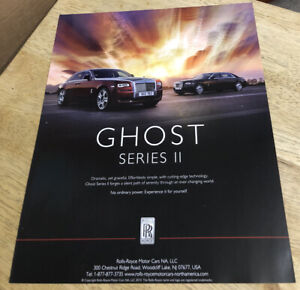 2014 ROLLS ROYCE Ghost Series II - Magazine Print Ad