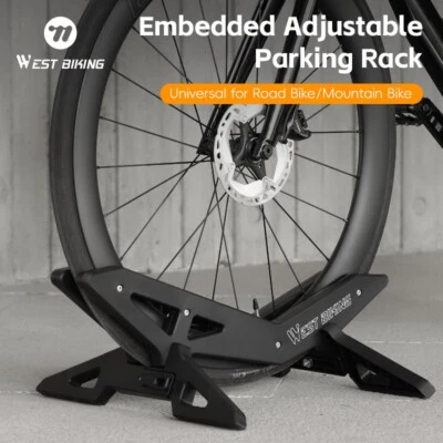 WEST BIKING Bicycle Stand Rack MTB Road Bike Indoor Floor Parking Stand 30-80mm - Image 1 of 4