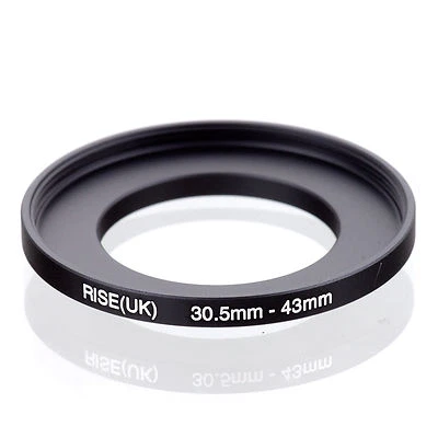 Camera 30.5mm Lens to 43mm Accessory Step Up Adapter Ring 30.5mm-43mm Black - Image 1 of 3