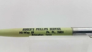 Primghar Iowa IA Roger's Phillips 66 Service Advertising Ballpoint Pen - Picture 1 of 5