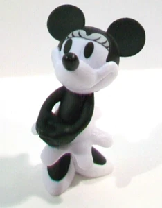 Disney Black & White Retro Look Minnie Mouse PVC Figure - Picture 1 of 3
