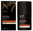 No7 MEN Energising Supercharge Daily Care Serum Sensitive Skin 50ml - BNIB