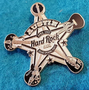 PIN AUSTIN TEXAS GRAN FIESTA DE APERTURA SHERIFF'S SILVER STAR 2002 Hard Rock Café - Imagen 1 de 1