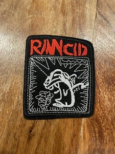 Rancid Patch Heavy Metal Punk Music Iron On / Sew On Black Embroidered Patch New - Picture 1 of 6