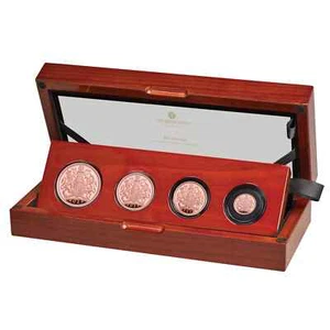 2022 QE II Platinum Jubilee Sovereign 4 Gold Proof Set - Limited Edition 500 - Picture 1 of 9