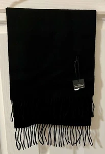 Jos. A. Bank 100% Cashmere Scarf - Black NWT - Picture 1 of 3