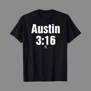 Stone Cold Steve Austin 3:16 Black WWE T-Shirt Small New Men’s - Picture 1 of 1