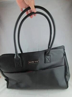 BOLSO DE VIAJE MARY KAY ~ MONEDERO NEGRO GRANDE ~ KIT DE INICIO BOLSO/ESTUCHE CONSULTOR Foto 1 de 4