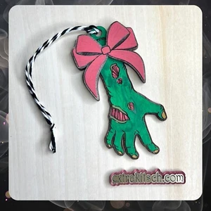 Zombie Christmas Ornament - Creepmas - Spooky - Picture 1 of 4