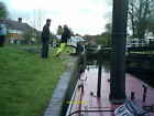Photo 6x4 Droitwich Barge lock About to lock up into the canalised River  c2012