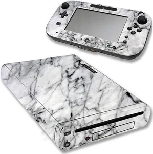 Pieles de juego con estampado de mármol blanco diseñadas para adaptarse a los sistemas Wii U VWAQ - WGC7 - Imagen 1 de 3