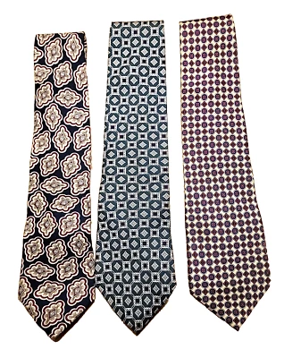 Juego de 3 corbatas geométricas L'Atelier Keith Danials RTHR Foto 1 de 4