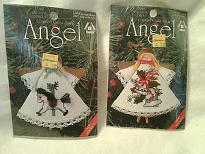 Set of 2 Point de Croix Angel Cross Stitch Kits - NIP - Picture 1 of 4