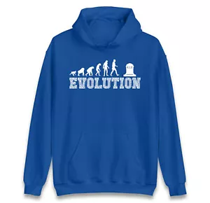 Sudadera con capucha Funny Evolution, Human Evolution to Tombstone, Dark Humor RIP - Imagen 1 de 11