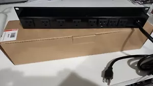 Wiremold Legrand Rackmount, 125V, 15A, 20"L, 8 Outlets 15ft Cord J08B2B ( NIB ) - Picture 1 of 7