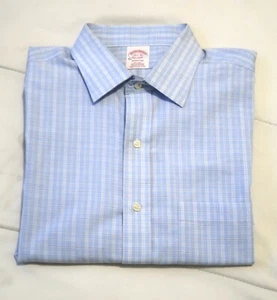 Camicia uomo BROOKS BROTHERS Madison manica lunga con bottoni 16 1/2 x 35 - Foto 1 di 3