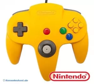 N64 - Original Nintendo Controller #gelb NUS-005 mit neuem Analogstick - Bild 1 von 3