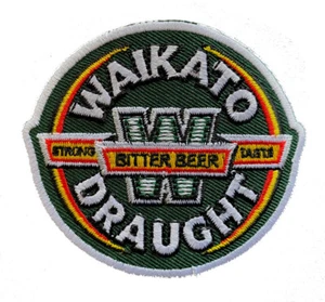 Waikato Draught Beer Embroidered Patch - Foto 1 di 1