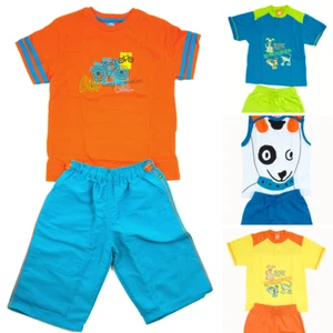 Hering Boys 100% Brazilian Premium Two-Piece Coordinating Tshirt and Short Sets - Picture 1 of 8