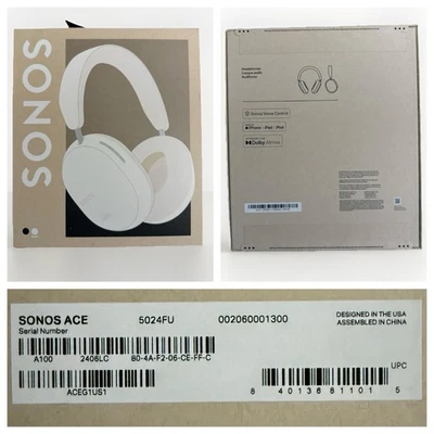 Sonos Ace 软白色 🔥 全新 - 无线包耳式耳机 — 第 1/4 张图片