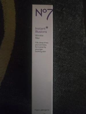 No7 Instant Illusion Wrinkle Filler Full Sz 30ml New  Original Box Proven Result - Image 1 of 3