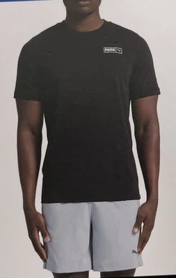 CAMISETA PUMA SS LOGO Pequeña NEGRA Foto 1 de 2