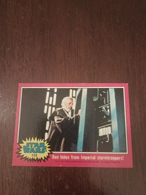 1977 Topps Star Wars (2nd Series) #113 Ben Hides From Troopers (VG-EX) - Image 1 of 2