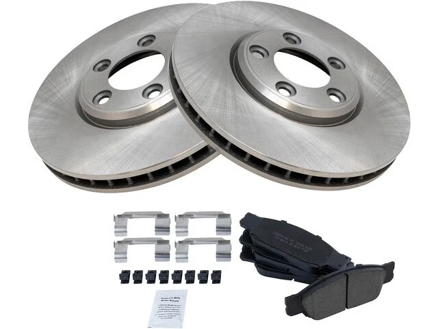 Front Brake Pad and Rotor Kit 78RTCH94 for Jaguar S Type 2000 2001 2002 — 第 1/1 张图片
