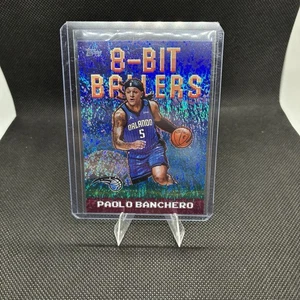MINT 8-bit Ballers Paolo Banchero Topps Foil NBA Basketball Card Magic Orlando - Bild 1 von 3