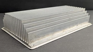 Big Aluminum Heatsink 13" x 7-1/2" x 2-3/4" 5lb 7oz With Seal & Mounting Holes - Picture 1 of 6