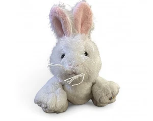 Ganz Webkinz White Bunny Rabbit 8 Inch Plush Fuzzy No Code Stuffed Animal Toy - Picture 1 of 3