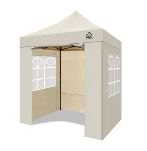 All Seasons Gazebos 2x2m Heavy Duty Fully Waterproof Pop up Gazebo 4 Side Walls - Picture 1 of 102
