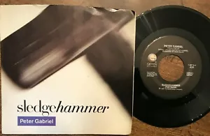 Peter Gabriel Sledgehammer / Don't Break This Rhythm 45 With Picture Sleeve VG++ - Bild 1 von 2
