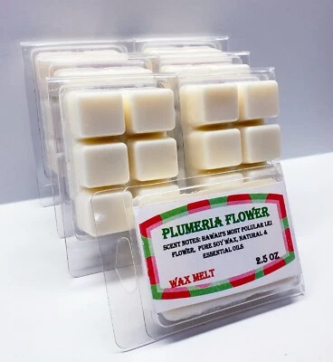 PLUMERIA FLOWER Pure Soy Wax Melt, Highly Fragranced, 2.5 oz  - Image 1 of 4
