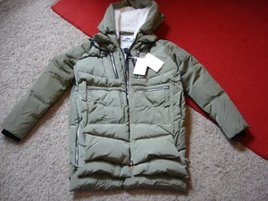 NWT Amazon Best Orolay Thickened Down Jacket Winter Sherpa Hood Green Size S NEW - Picture 1 of 12