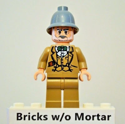 Nuevo Genuino LEGO Henry Jones Sr. Minifigura Indiana Jones 7198 Foto 1 de 2