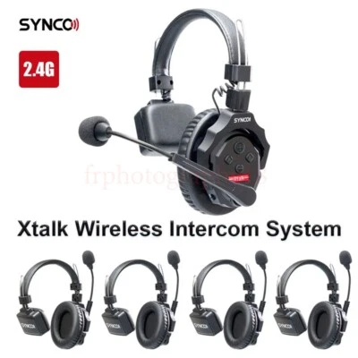 SYNCO XTALK X5 Digital 2.4GHz Full-Duplex Wireless Headset System Live Broadcast - Image 1 of 4