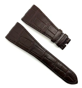 Authentic Bvlgari Octo 28mm x 18mm Brown Alligator Watch Strap 100139760 OEM - Picture 1 of 7