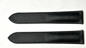 Cartier KD6UXAKA 18X16mm Black Sail-Cloth Deploy Strap Authentic OEM - Picture 1 of 5