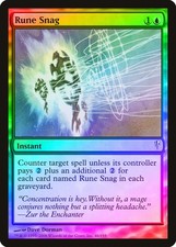 Rune Snag FOIL Coldsnap HEAVILY PLD Blue Common MAGIC GATHERING CARD ABUGames