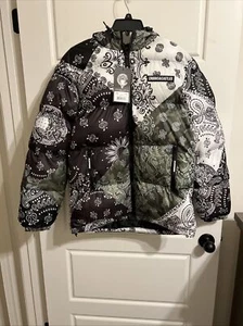 NEW CROOKS & CASTLES MEN's Camo Paisley Puffer Jacket MSRP 98.00 - Picture 1 of 6