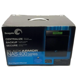 Seagate BlackArmor NAS 400 / 440 Network Storage Server 4 bay RAID 0, 1, 5, 10 - Afbeelding 1 van 11