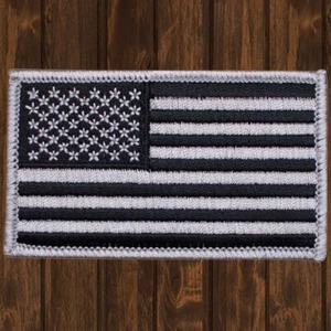 American Flag Embroidered Patch — Iron On - Picture 1 of 1