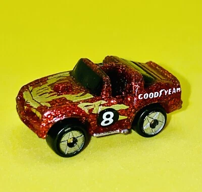 Vintage Micro Machines Pontiac 70's-80's Trans Am Red Super Sparkler 1986 Galoob - Image 1 of 4