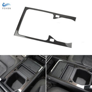 For Land Rover Defender 90 110 Carbon Style Console Water Cup Holder Panel Cover