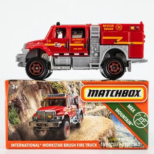 2020 Matchbox Power Grabs #74 International® Workstar Brushfire Truck RED | FSB - Picture 1 of 1