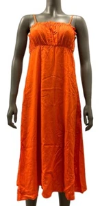 Vestido de mujer vestido de tirantes vestido de verano vestido de playa BODYFLIRT naranja NUEVO talla 34 40 - Imagen 1 de 2