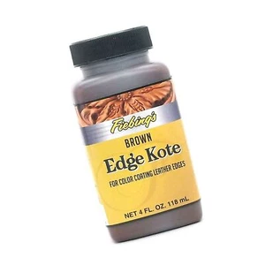Fiebing’s Edge Kote, 4 Oz. - Color Coats Leather Edges - Brown - Picture 1 of 1
