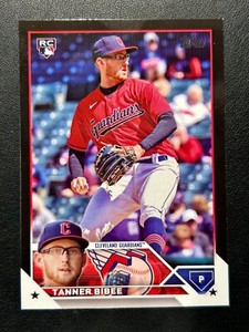 2023 Topps Update TANNER BIBEE RC Black #/72
