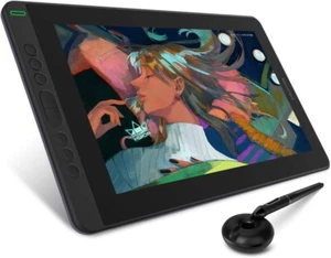 HUION Kamvas 13 Graphics 13.3 Inc Tablet Pen Tech 3.0 Battery-Free Violet Purple - Picture 1 of 6